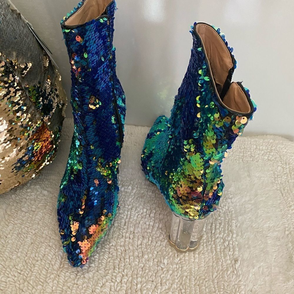 Kaleidoscope Sequin Boots — image 5 of 5